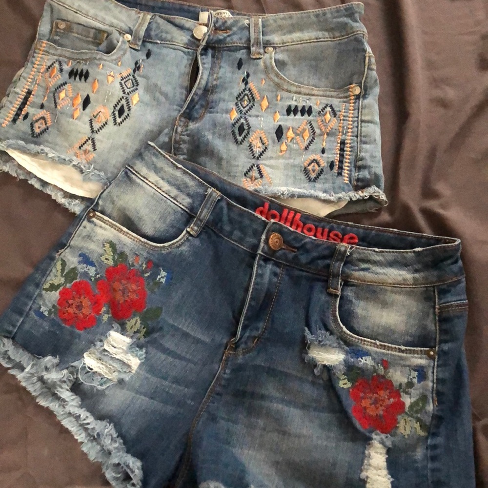 Mini Shorts with Designs